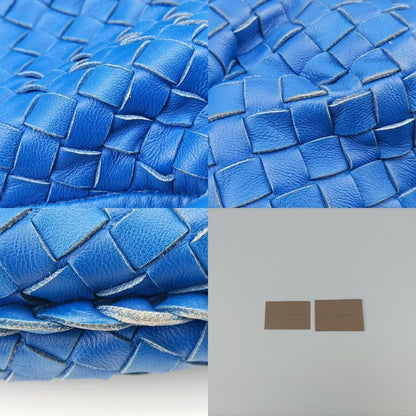 Bottega Veneta Intrecciato Blue Lambskin B02681277i