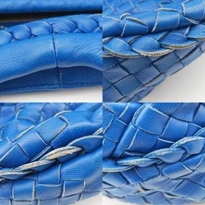 Bottega Veneta Intrecciato Blue Lambskin B02681277i