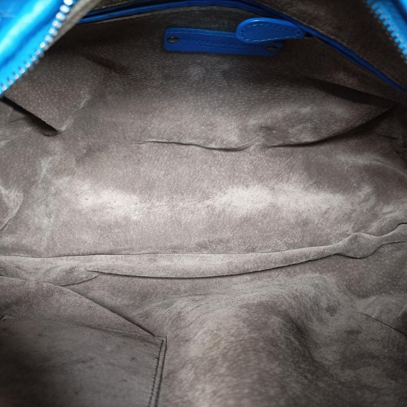 Bottega Veneta Intrecciato Blue Lambskin B02681277i