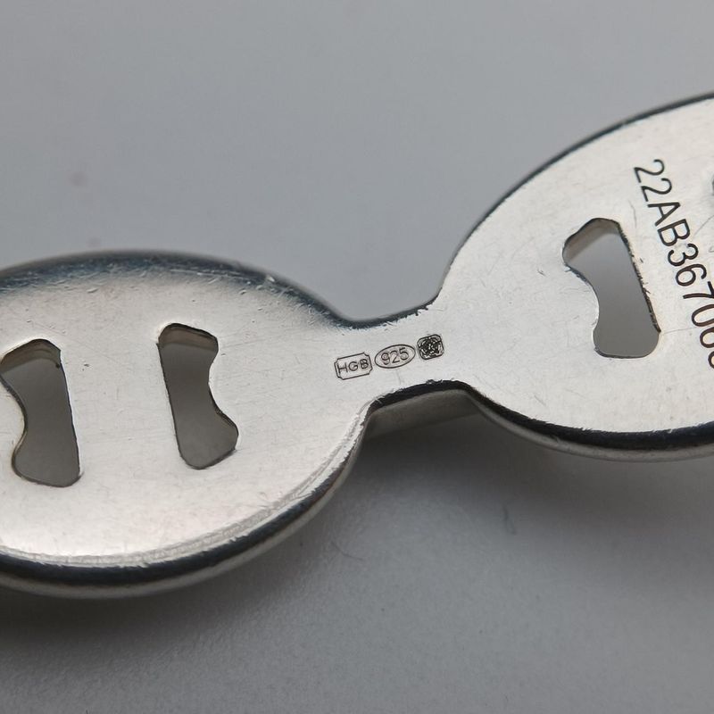 Hermeschaine D'ancre Anchene Silver Ag925 22ab367066