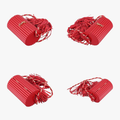 Yves Saint Laurentyves Saint Laurent Fringe Monogram Opium Box Red Plexiglass