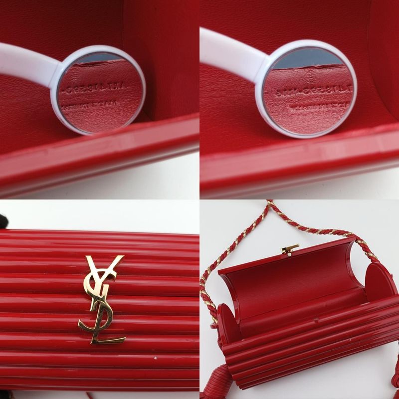Yves Saint Laurentyves Saint Laurent Fringe Monogram Opium Box Red Plexiglass