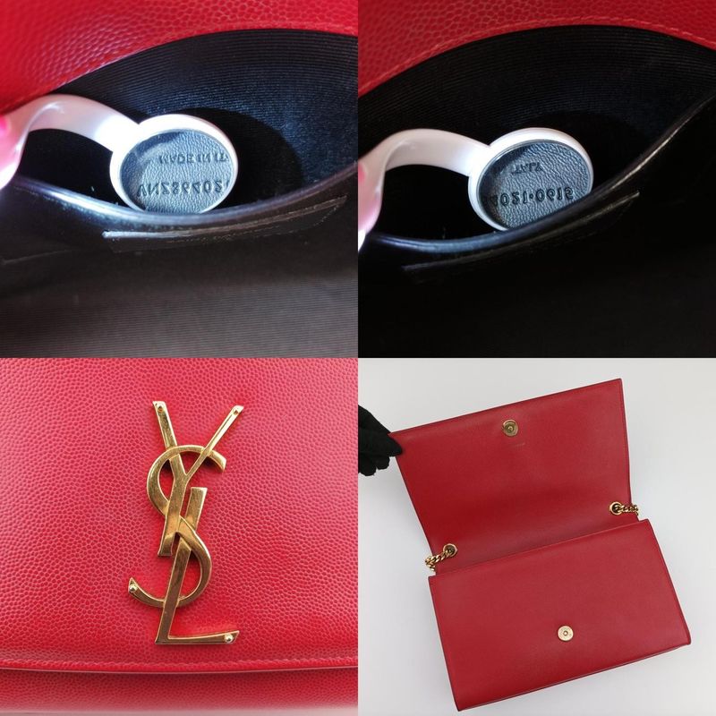 Yves Saint Laurentyves Saint Laurent Kate Red Caviar Skin 364021 Vnz3640210615