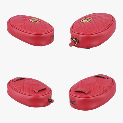 Guccigg Marmont Red Leather 476434 C021705945