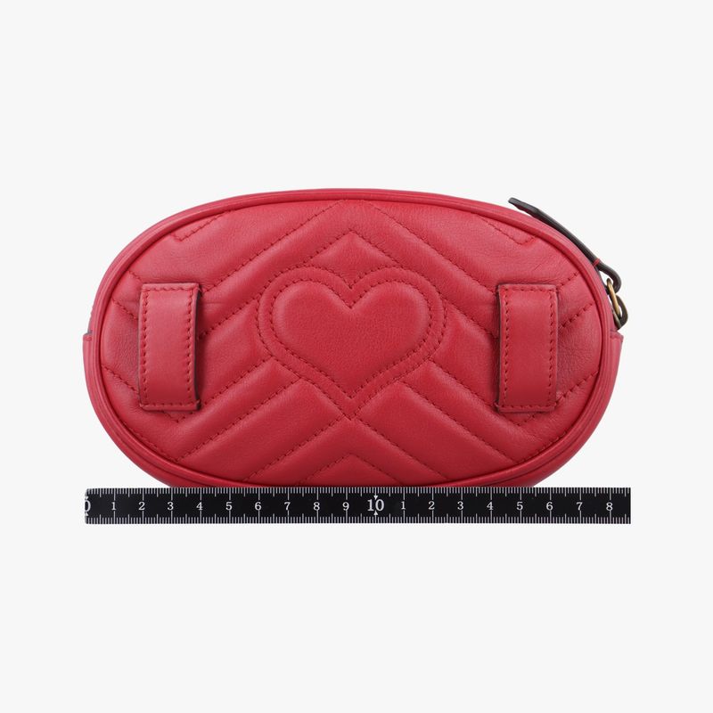 Guccigg Marmont Red Leather 476434 C021705945