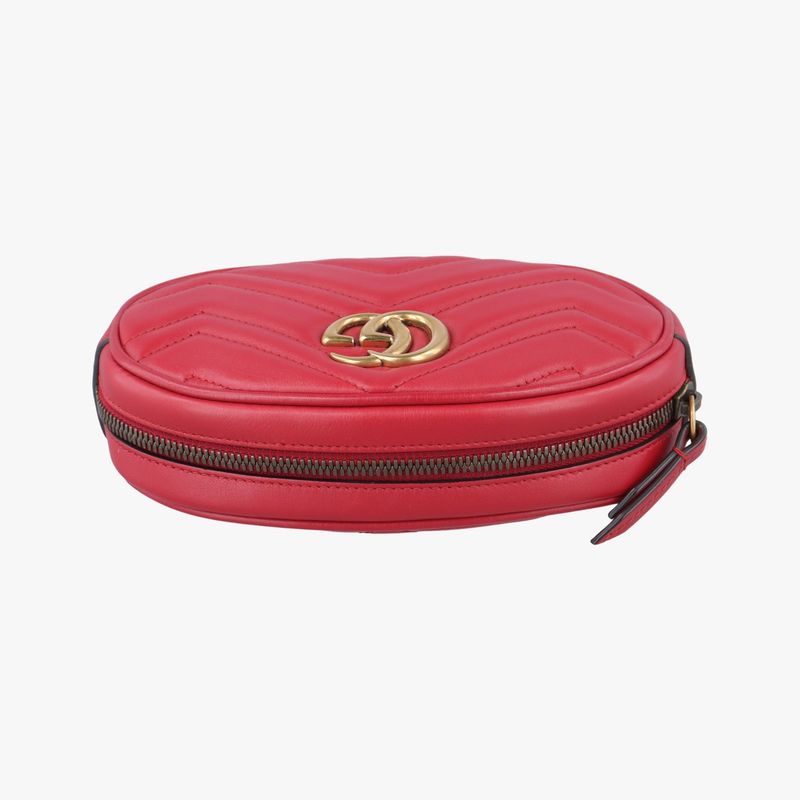 Guccigg Marmont Red Leather 476434 C021705945