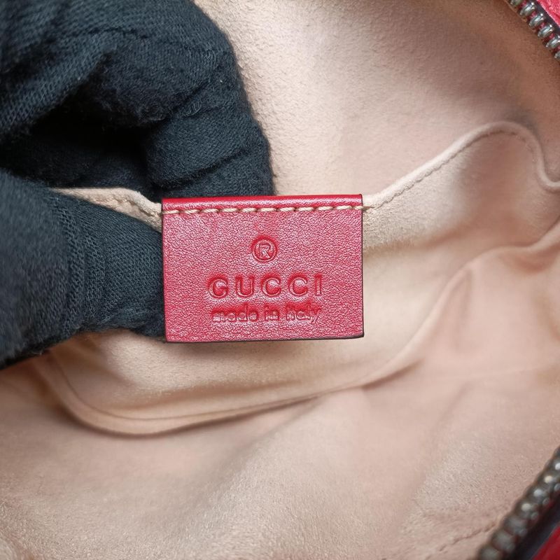 Guccigg Marmont Red Leather 476434 C021705945