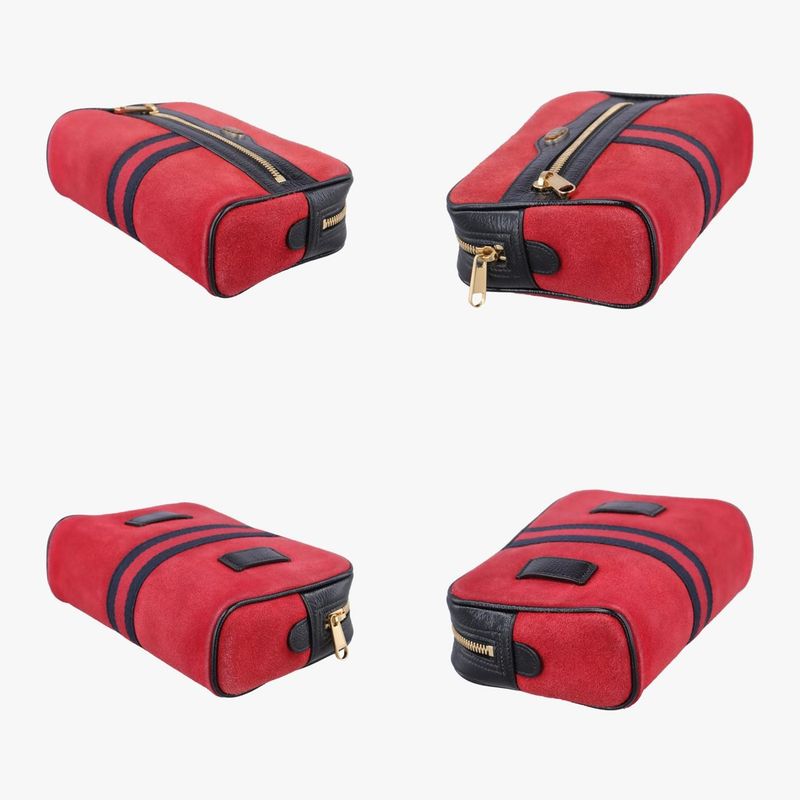 Gucci Ophidia Red And Black Suede And Leather 517076 B024276470