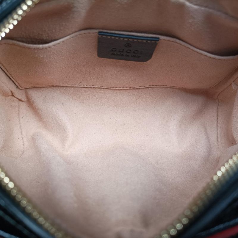 Gucci Ophidia Red And Black Suede And Leather 517076 B024276470