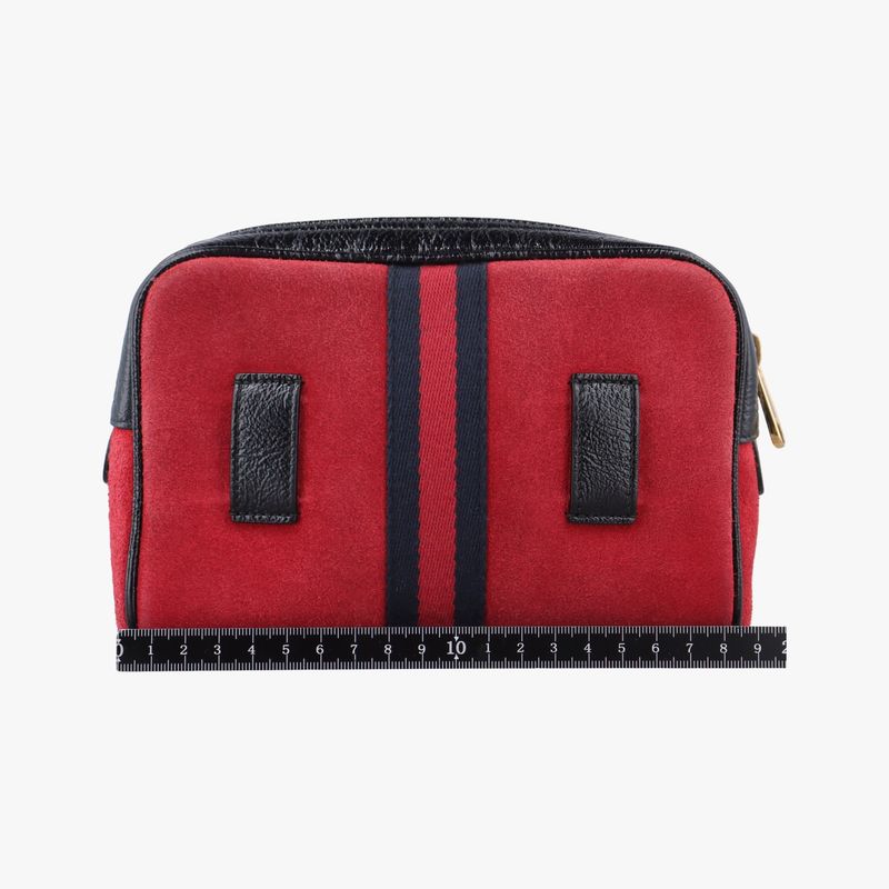 Gucci Ophidia Red And Black Suede And Leather 517076 B024276470