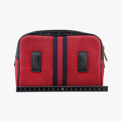 Gucci Ophidia Red And Black Suede And Leather 517076 B024276470