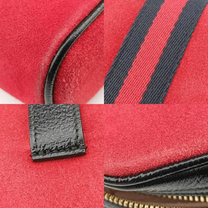 Gucci Ophidia Red And Black Suede And Leather 517076 B024276470