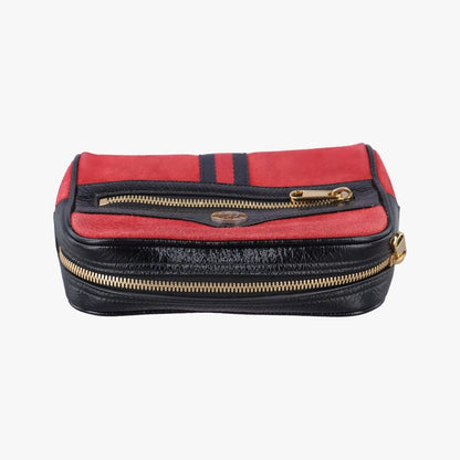 Gucci Ophidia Red And Black Suede And Leather 517076 B024276470