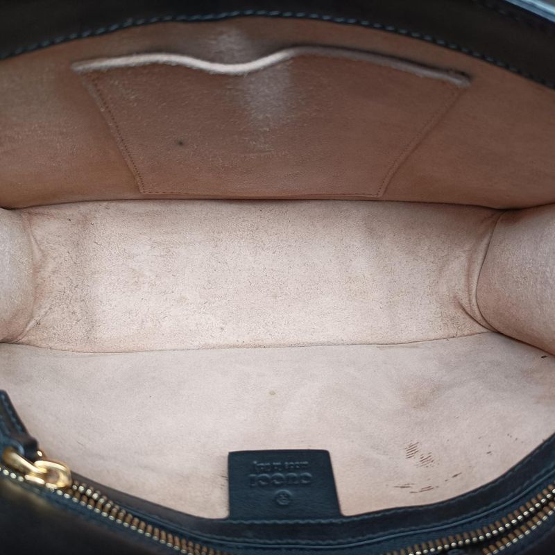 Gucci Sylvie Black X Green X Red Leather 421882 C020002433