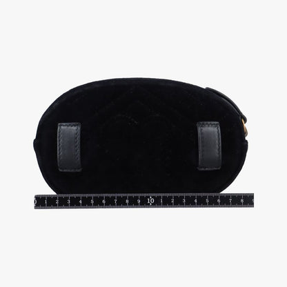 Guccigg Marmont Black Velour 476434 G027309757