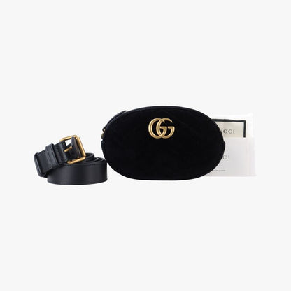 Guccigg Marmont Black Velour 476434 G027309757