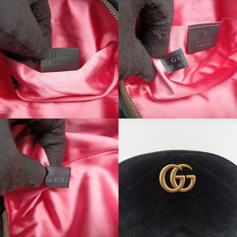 Guccigg Marmont Black Velour 476434 G027309757