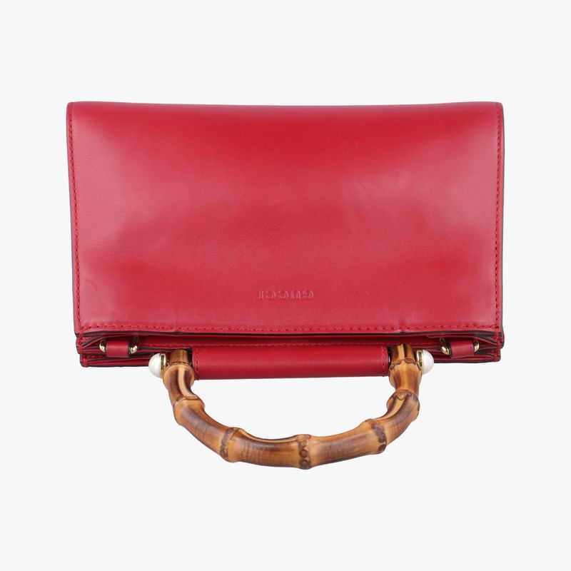 Gucci Bamboo Nim Fair Red Leather 470271 D021771045