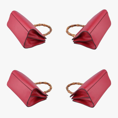 Gucci Bamboo Nim Fair Red Leather 470271 D021771045