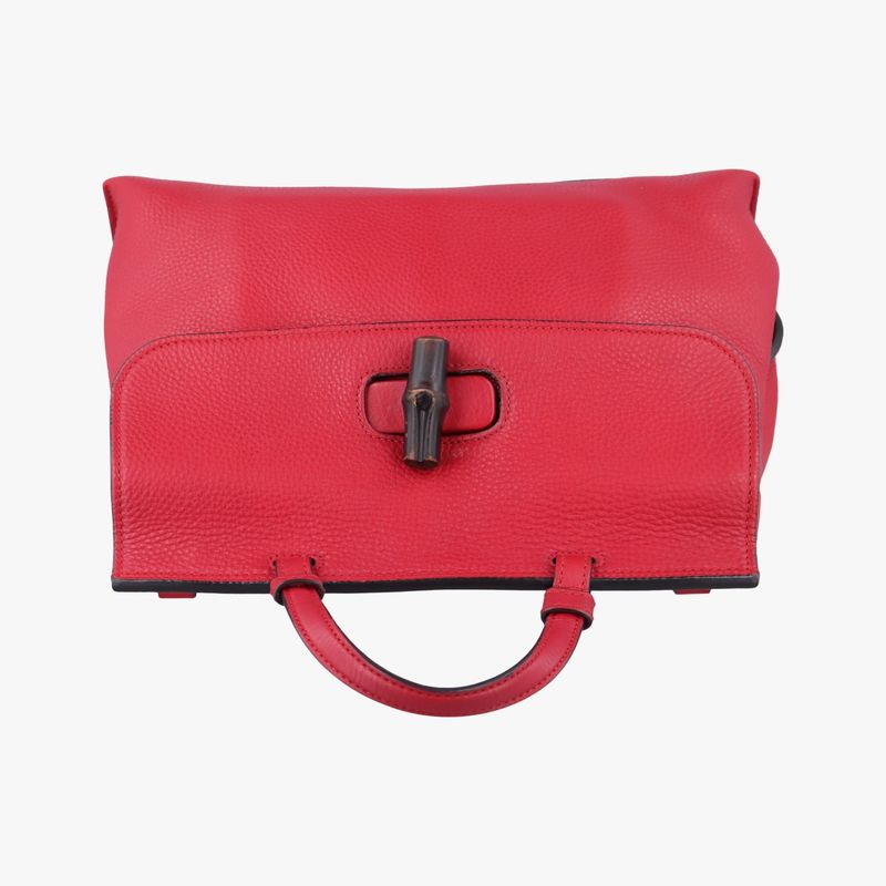 Gucci Bamboo Daily Red Leather 392013 I018712447
