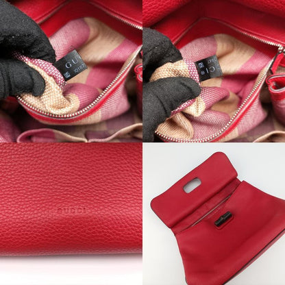 Gucci Bamboo Daily Red Leather 392013 I018712447