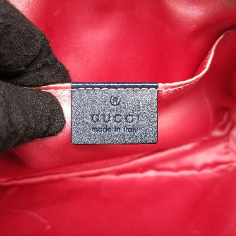 Guccigg Marmont Blue Denim And Leather 447632 B024087403