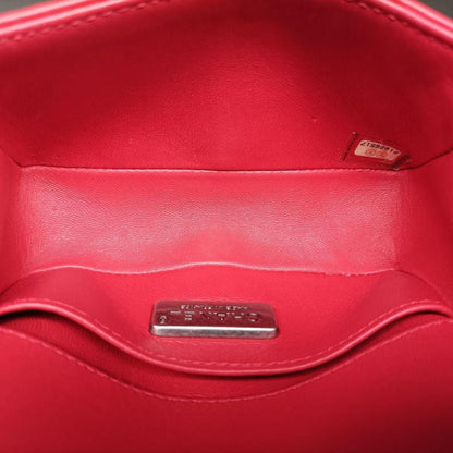 Chanel Boy Chanel Red Lamb Skin And Galuchat A6623021026517