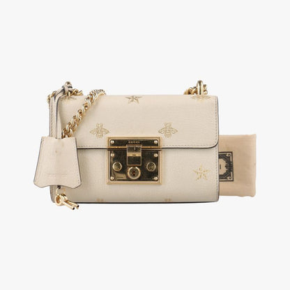 Gucci Padlock White Leather 432182 G028511292