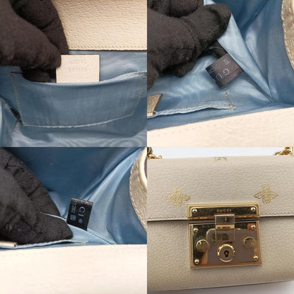 Gucci Padlock White Leather 432182 G028511292