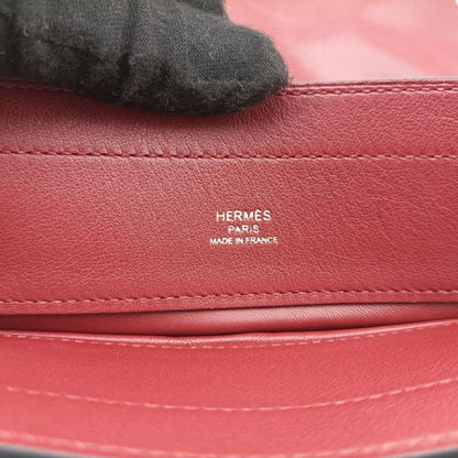 Hermessac Aline Mini Bordeaux Lambskin G AM 007 UH