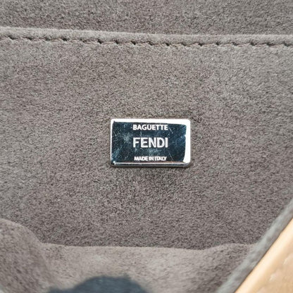 Fendi Micro Monster Double Baguette Beige Leather 8m0371 8m0371-sl-2-178-10429