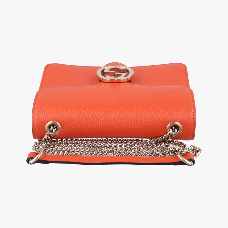 Gucci Interlocking G Orange Leather 510304 I025841621
