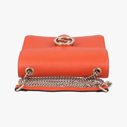 Gucci Interlocking G Orange Leather 510304 I025841621