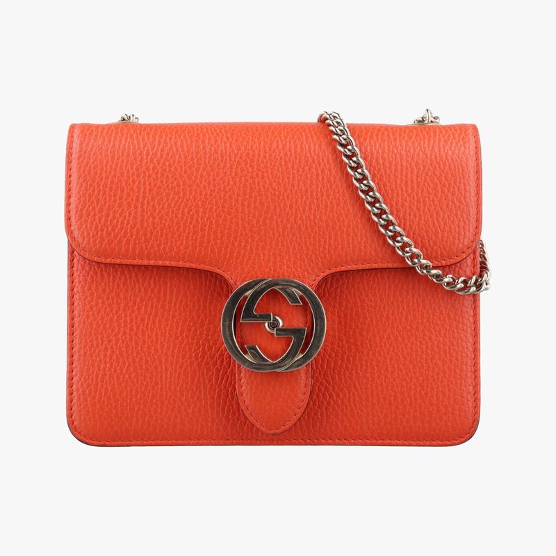 Gucci Interlocking G Orange Leather 510304 I025841621