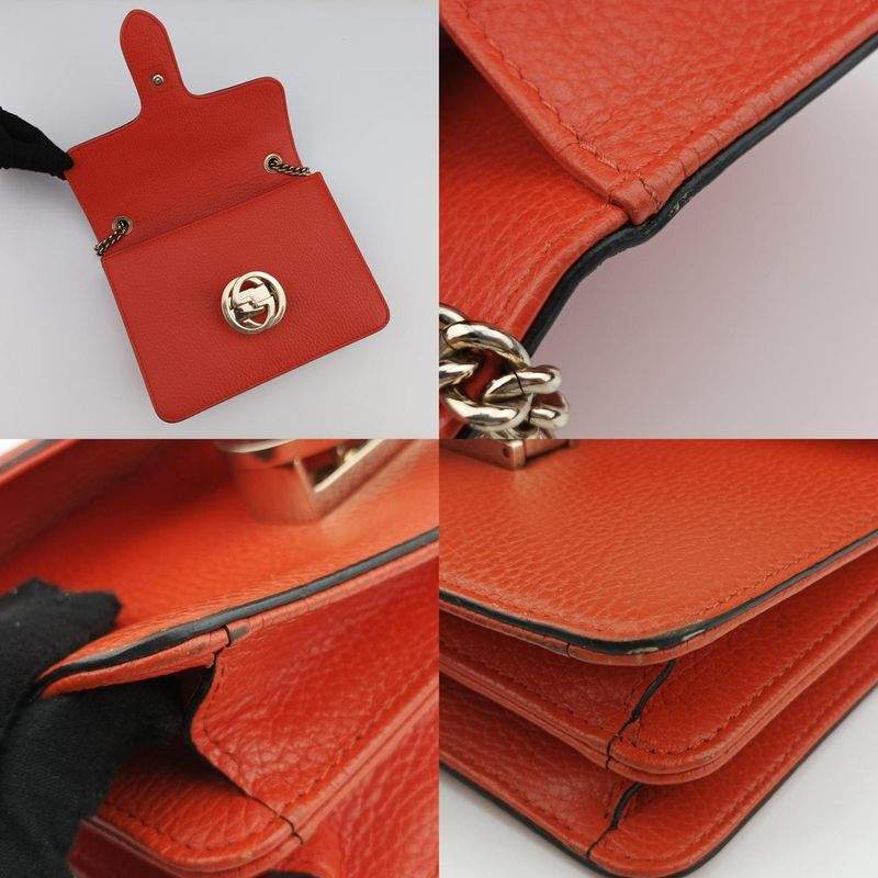 Gucci Interlocking G Orange Leather 510304 I025841621