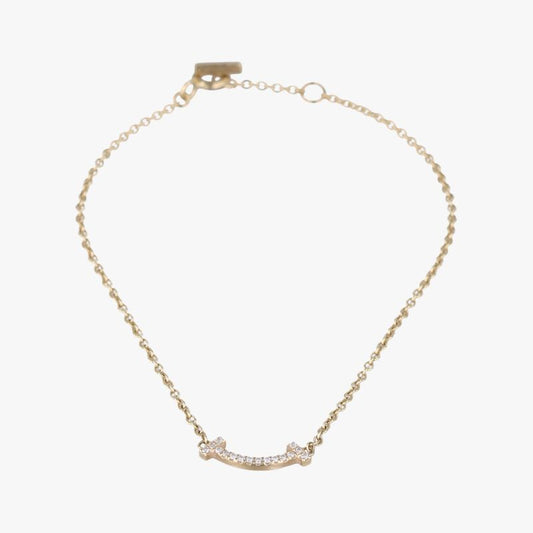 Tiffanyt Smile Bracelet Gold Au750