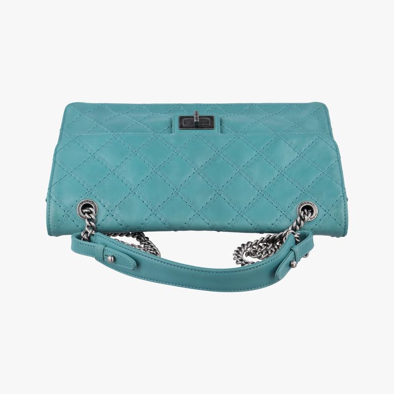Chanel255 Matelasse Blue Leather A66985 16070388