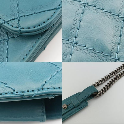 Chanel255 Matelasse Blue Leather A66985 16070388