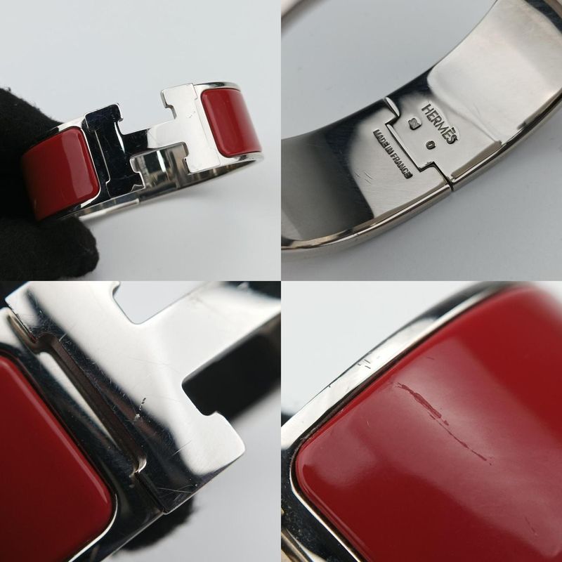 Hermes Click Clack Red And Silver GP O