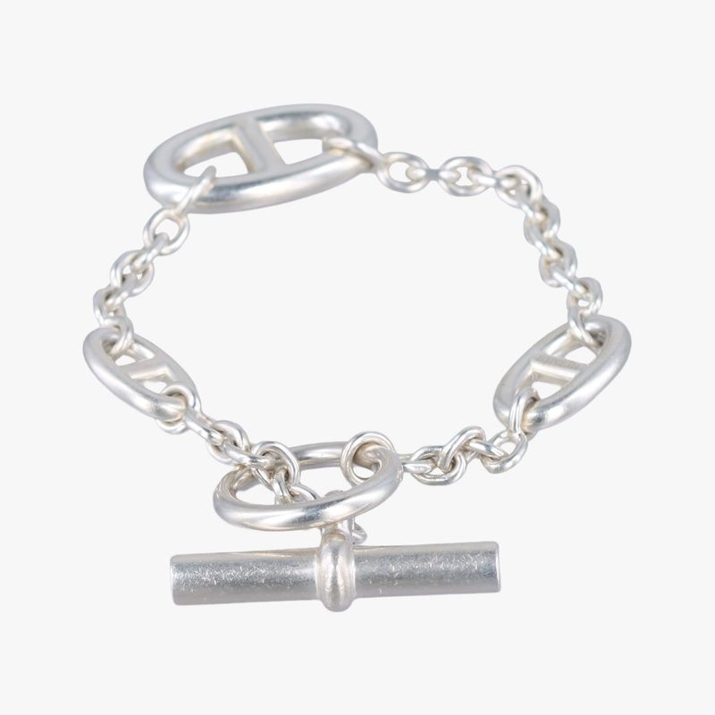 Hermes Farandole Chaine D'ancre Argente Silver Ag925 21ab219378