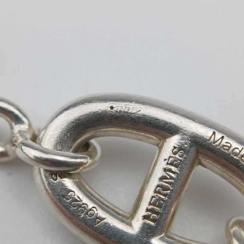 Hermes Farandole Chaine D'ancre Argente Silver Ag925 21ab219378