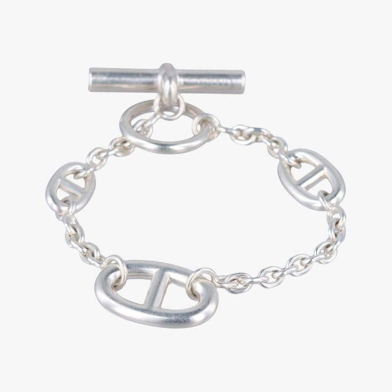 Hermes Farandole Chaine D'ancre Argente Silver Ag925 21ab219378