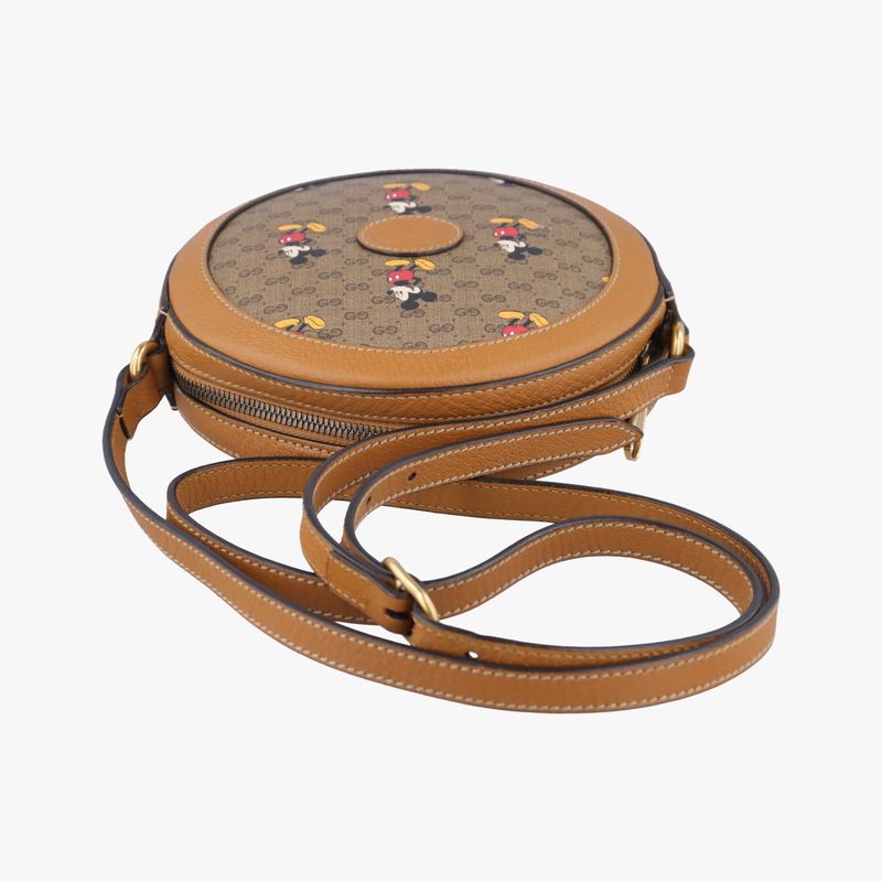 Gucci Disney Collaboration Mickey Mouse Multicolor PVC Coated Canvas And