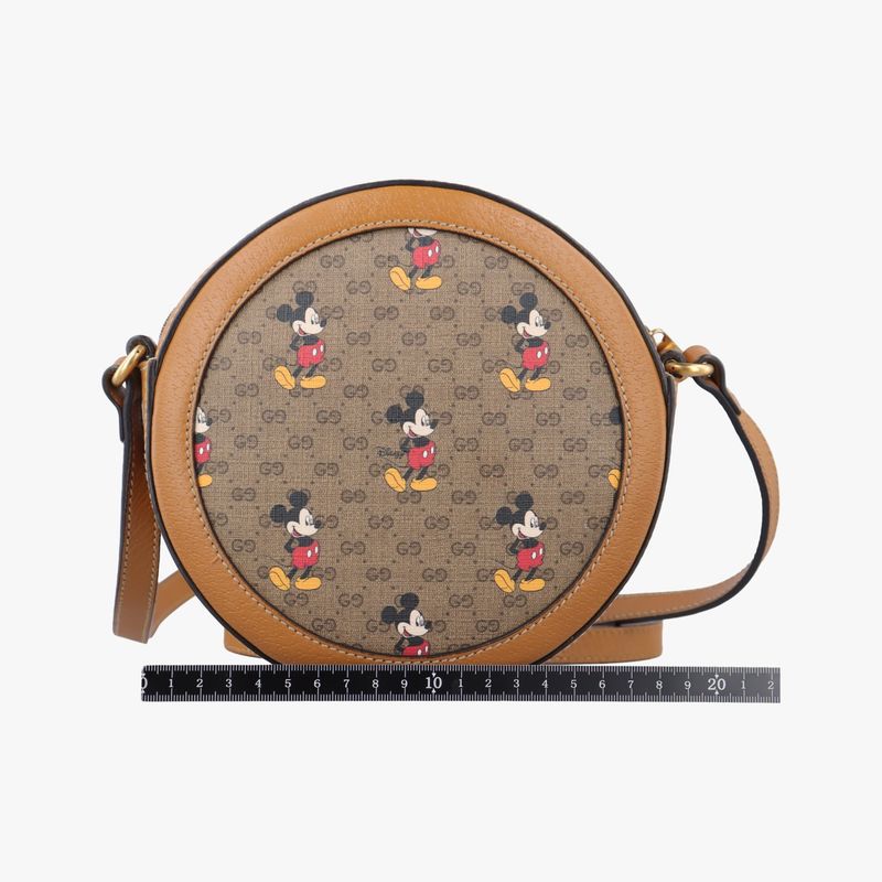 Gucci Disney Collaboration Mickey Mouse Multicolor PVC Coated Canvas And