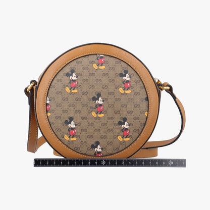Gucci Disney Collaboration Mickey Mouse Multicolor PVC Coated Canvas And