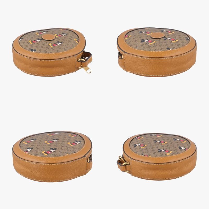 Gucci Disney Collaboration Mickey Mouse Multicolor PVC Coated Canvas And