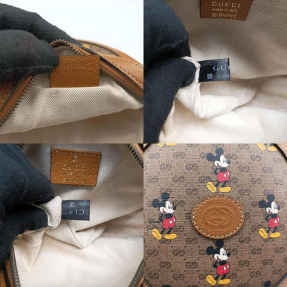 Gucci Disney Collaboration Mickey Mouse Multicolor PVC Coated Canvas And