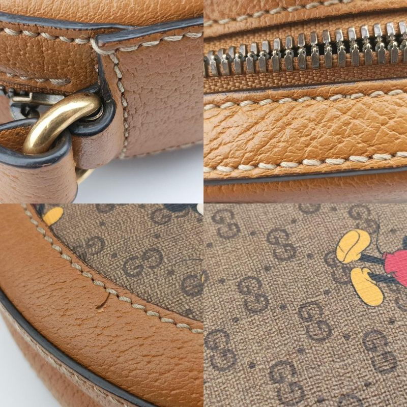 Gucci Disney Collaboration Mickey Mouse Multicolor PVC Coated Canvas And