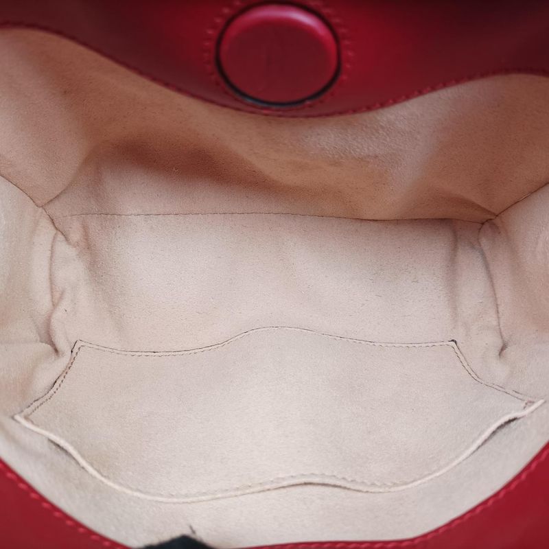 Gucci Bamboo Nim Fair Red Leather 470271 G021540433