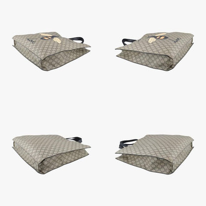 Guccigg Supreme Bee Beige And Multicolor PVC Coated Canvas 450950 D023959407